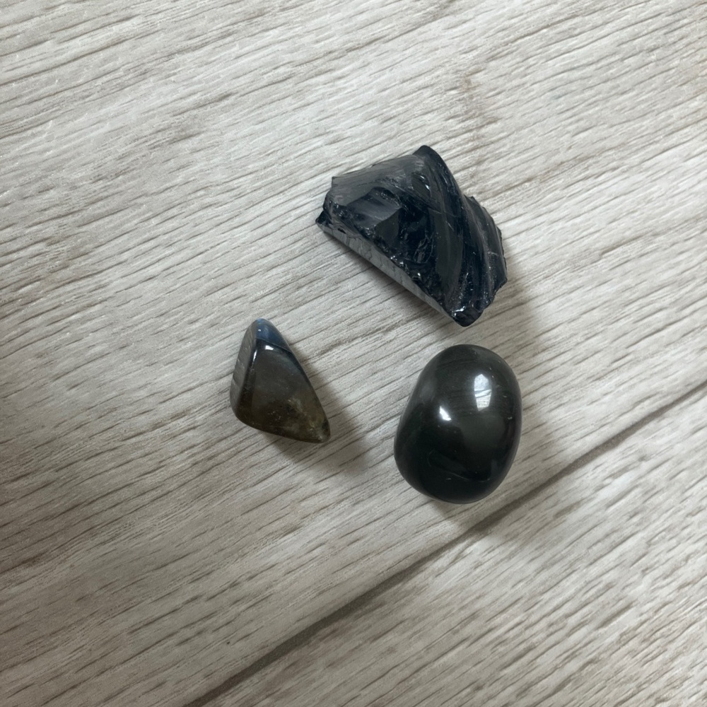 9 black and white crystal bundle